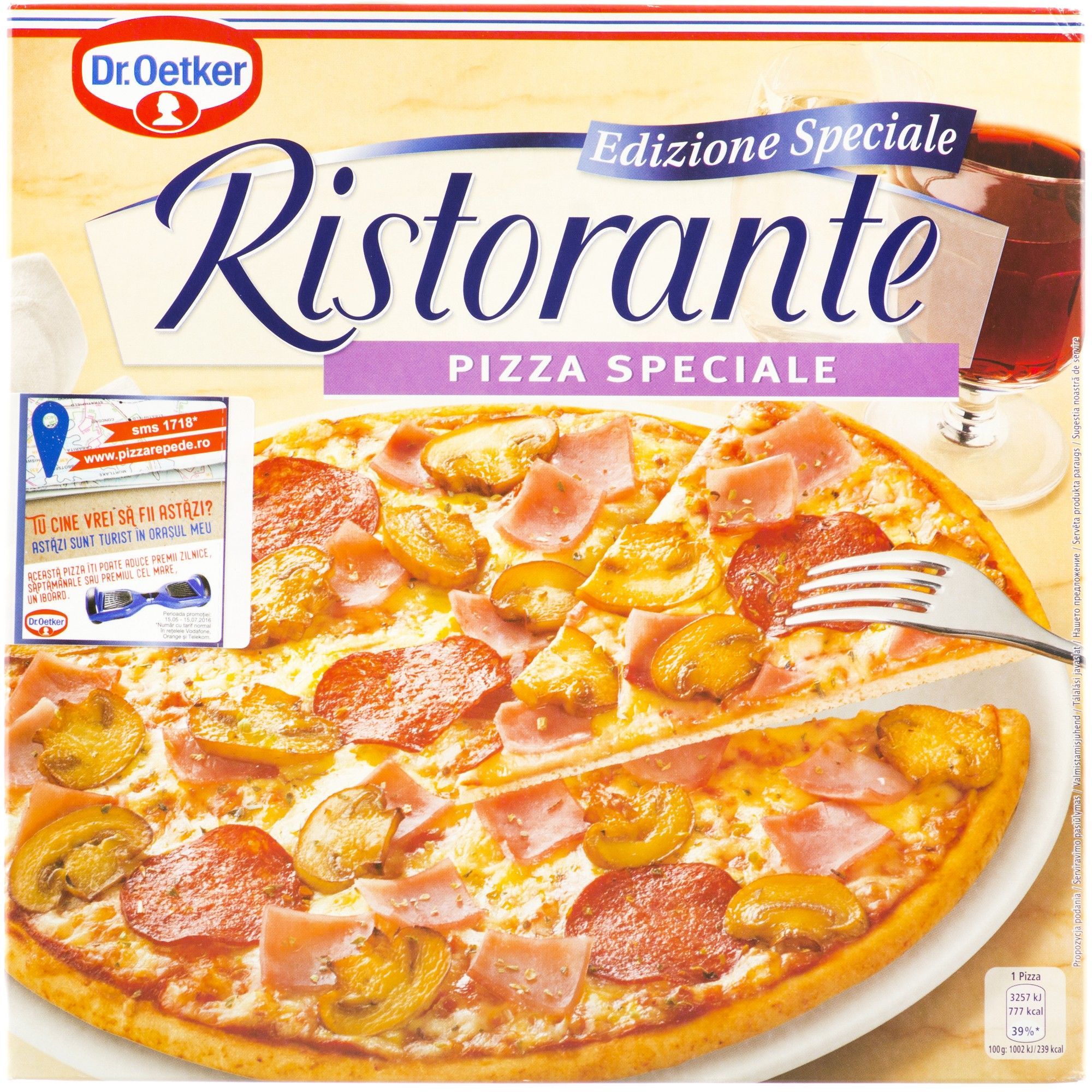 Pizza Capricciosa Ristorante 340g Dr. Oetker