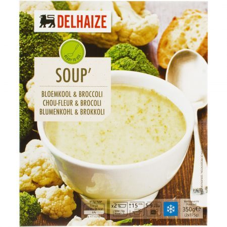Supa de broccoli 350g Delhaize