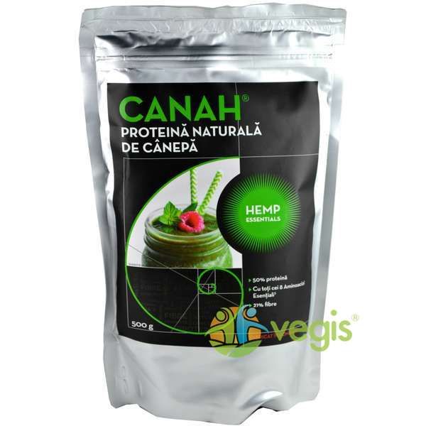 Pudra proteica din canepa 500g Canah