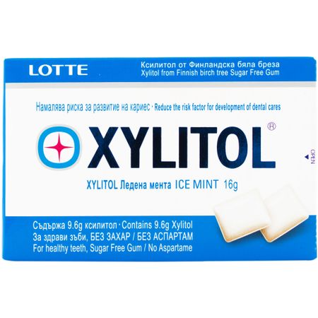 Guma cu xylitol icemint 16g Lotte