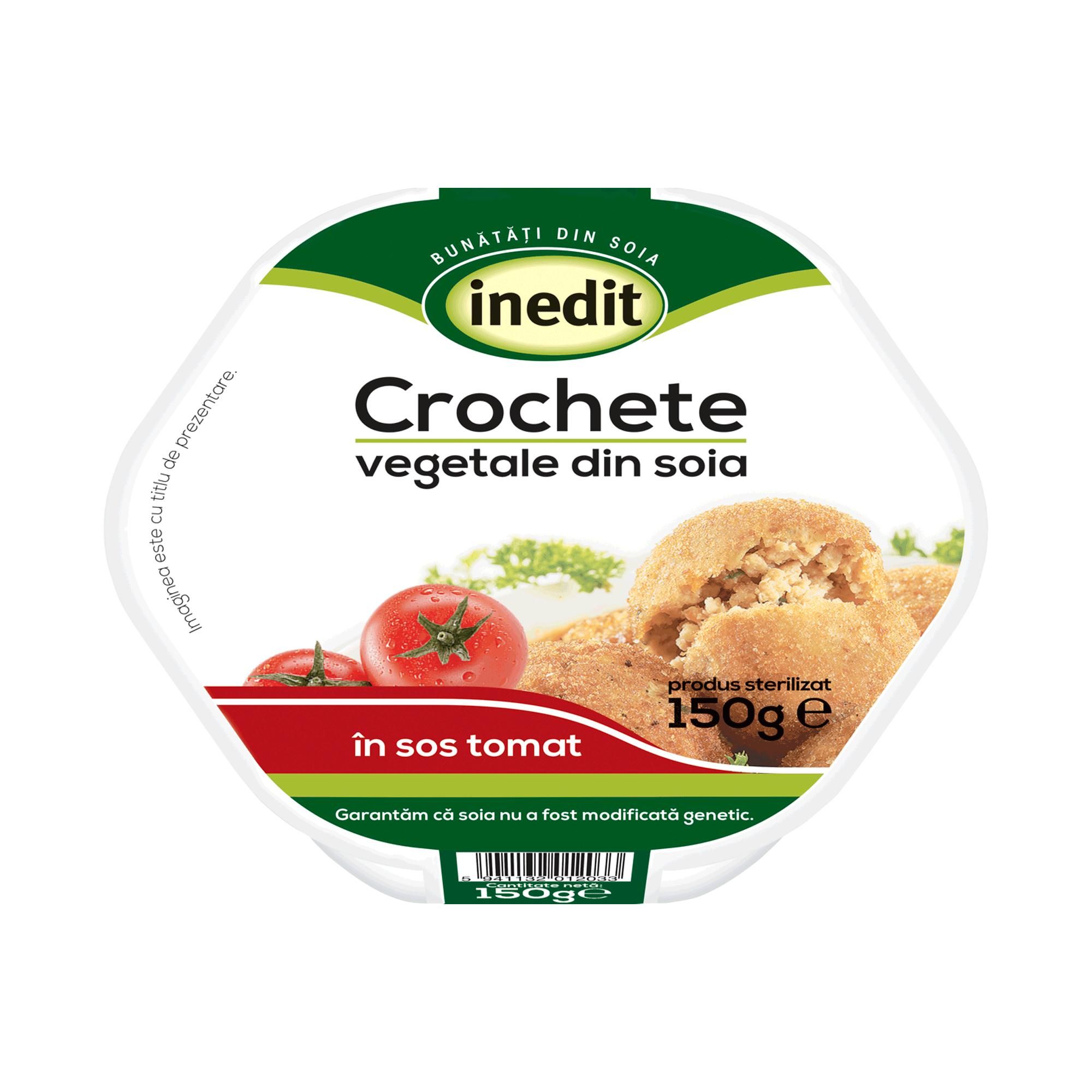 Crochete vegetale in sos tomat 150g Inedit