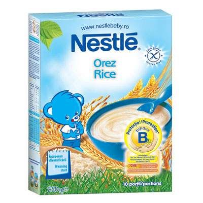 Mancare pentru copii, cereale, amestec de cereale cu miere, preparate cu lapte integral