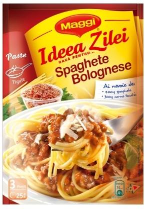 Maggi Ideea Zilei - Spaghete Bolognese, Maggi