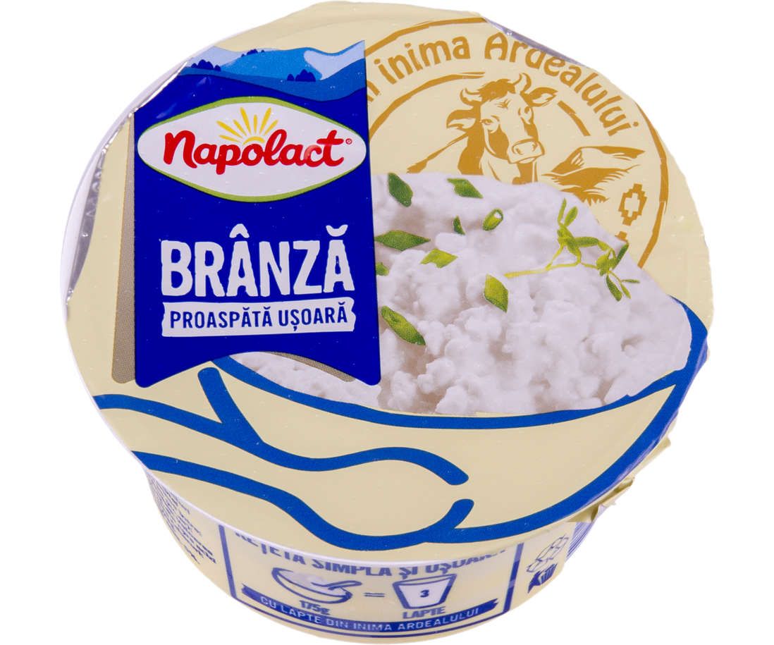 Branza grasa proaspata din lapte de vaca pasteurizat, Napolact