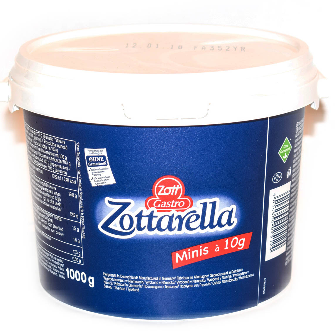 Mozzarella Zottarella clasică, Zott