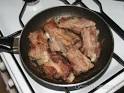 Carne de porc, proaspata, coaste cu carne, carne si grasime, brut