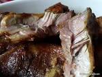 Carne de porc, proaspata, spata, fleica (rulada), fara os, carne si grasime, gatita, fripta