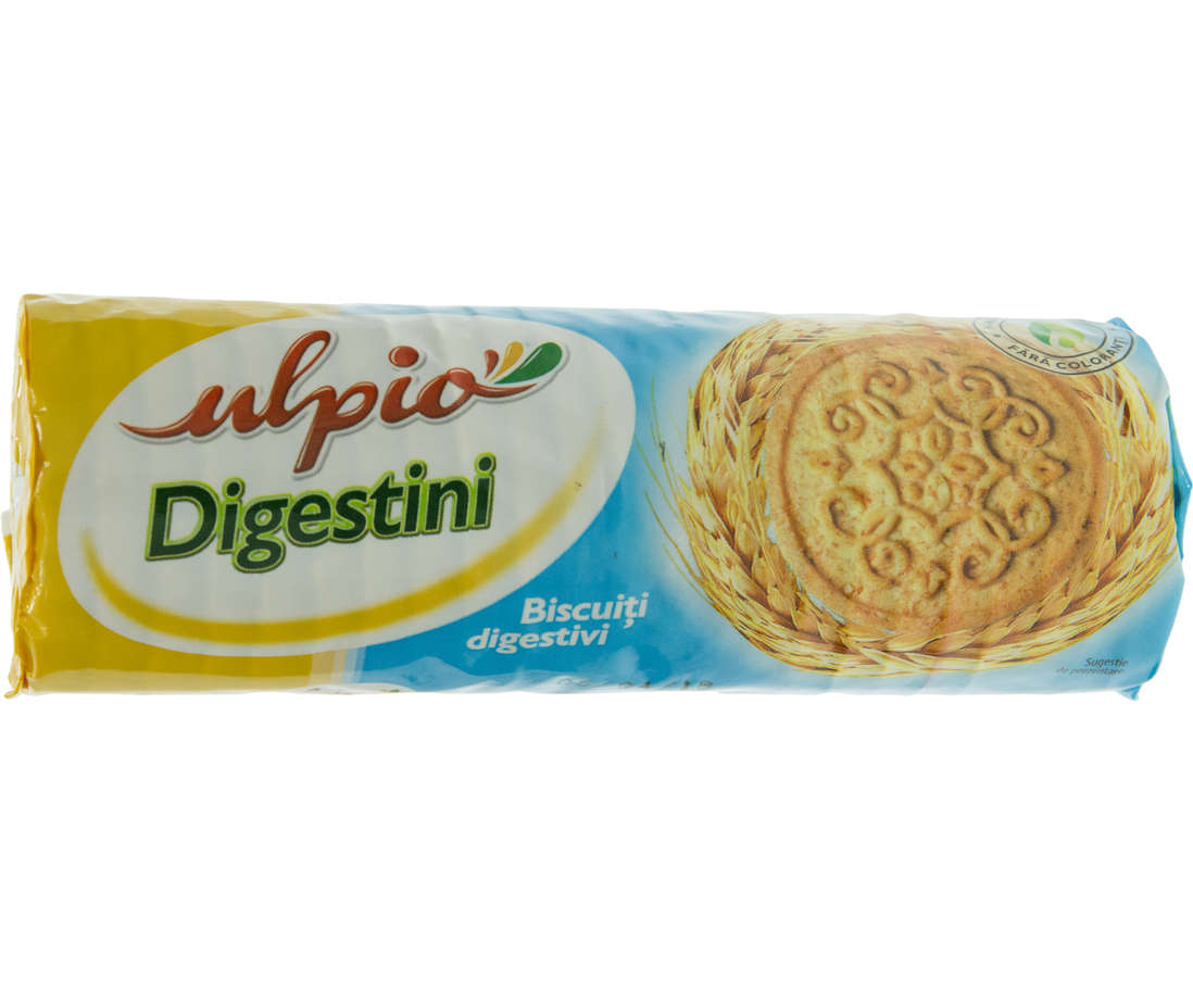 Biscuiti Digestivi cu tarate de grau, Ulpio