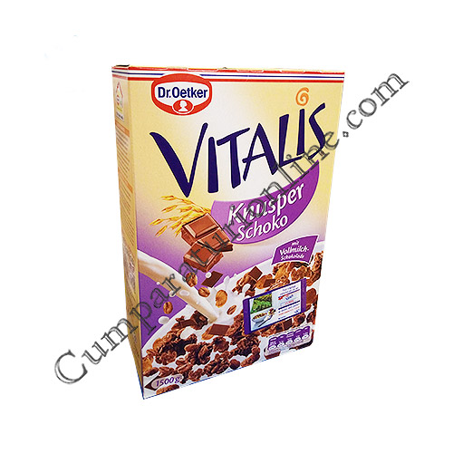 Cereale Musli crocant cu ciocolata, Vitalis, Dr. Oetker