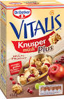 Cereale Vitalis crocante cu fructe, Dr. Oetker