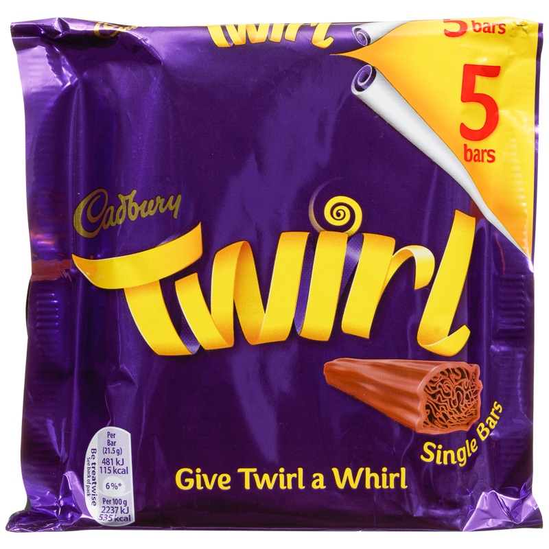 Baton de ciocolata Twirl, Cadbury