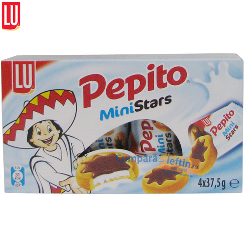 Biscuiti Pepito MiniStars, LU
