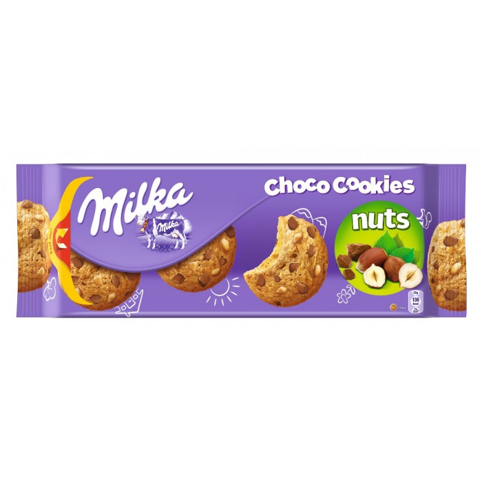 Biscuiti Cookie Nuts, Milka
