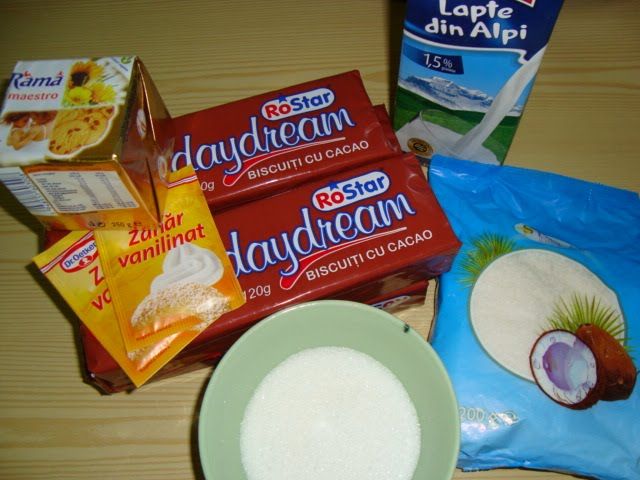 Biscuiti DayDream Cream cu crema de cocos, RoStar
