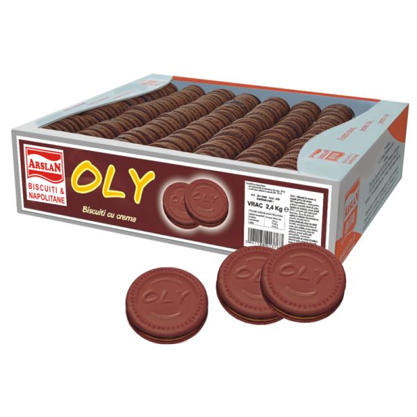 Biscuiti de cacao cu crema de cacao, Oly