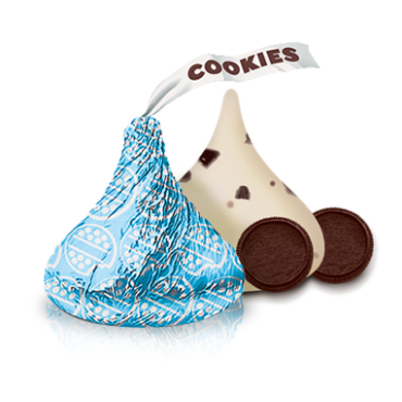 Cookies 'n' Cremă de ciocolată sărutări, Hershey's