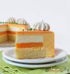 Biscuiti cu jeleu de portocale Cake moale Orange, Griesson