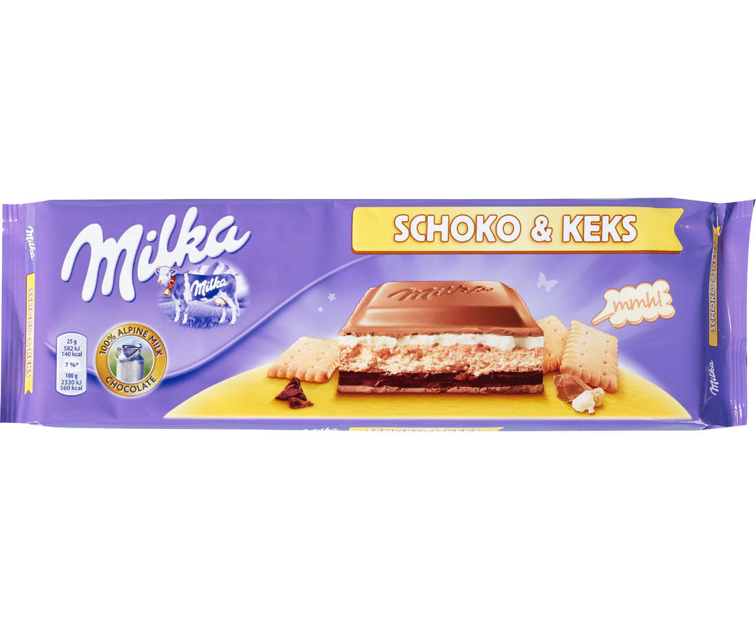 Ciocolata cu biscuiti, Milka & Oreo
