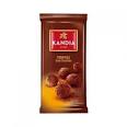 Ciocolata amaruie 55% cacao cu crema trufe cu alune, Kandia