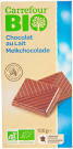 Ciocolata BIO cu lapte 40% cacao, Carrefour