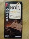 Ciocolata amaruie 85% cacao, NOIR, Auchan