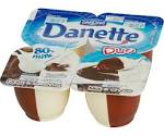 Danette Duett Crema de lapte si ciocolată, Danone