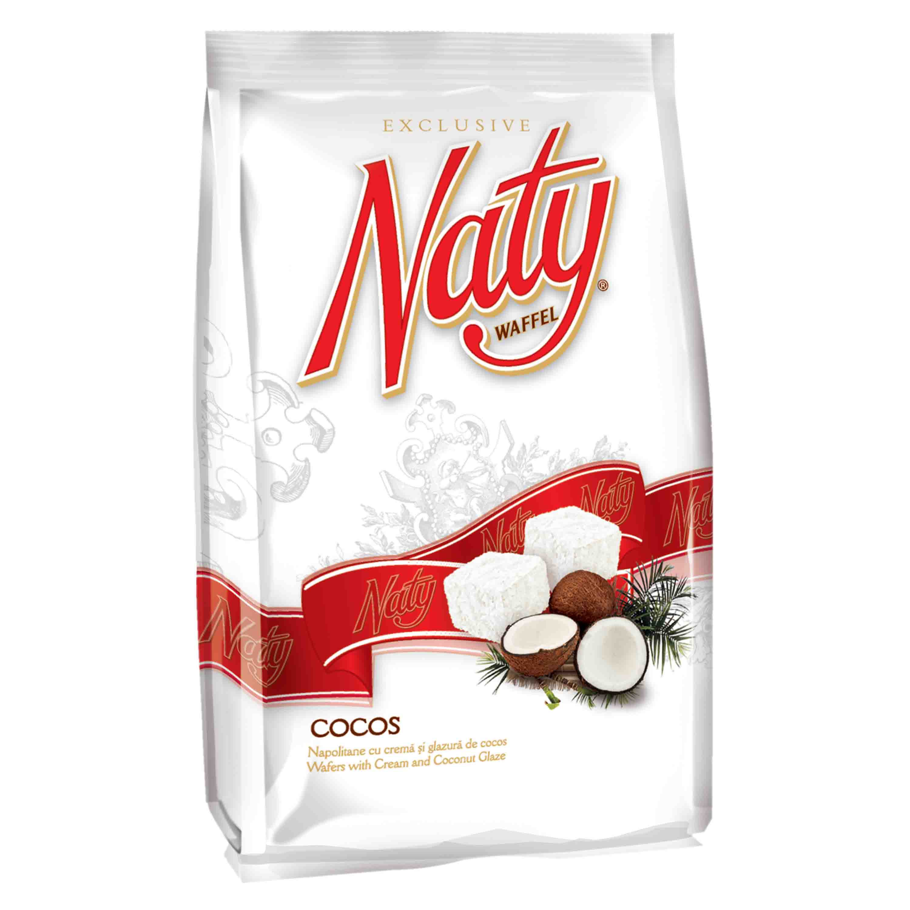 Napolitane cu crema si glazura de cocos, Naty Exclusive