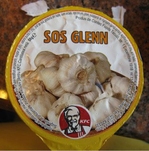 Sos Glenn (sos de usturoi), KFC