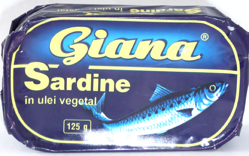 Ulei de peste, sardină