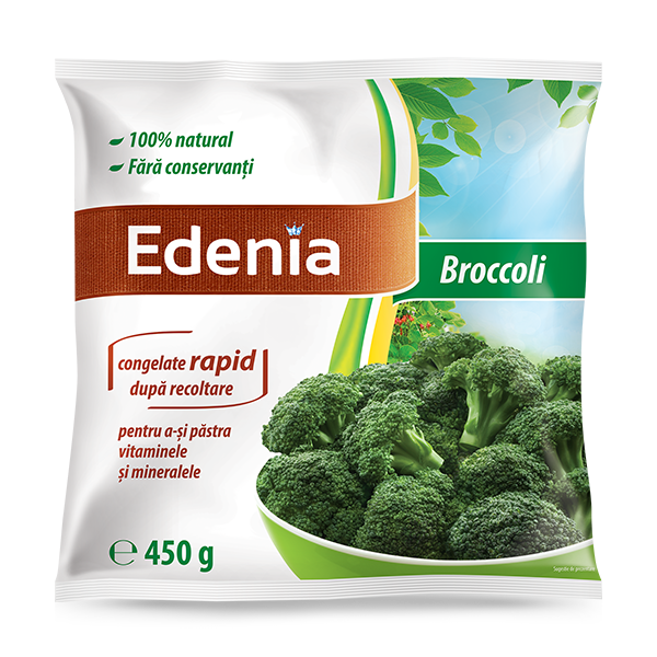 Broccoli congelate, Edenia
