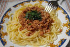 Spaghetti à la viande hachée