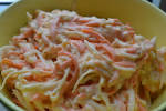 Salata de cruditati (telina, gulie, mere si morcov)