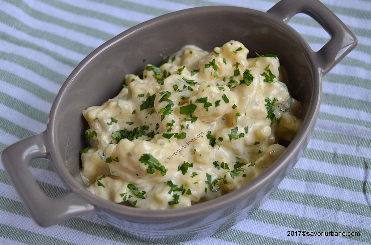 Cauliflower salad with mayonnaise