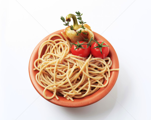 Spaghete / spaghete, din grau integral, gatite