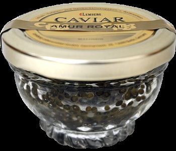 Icre (caviar) negru si rosii, granule