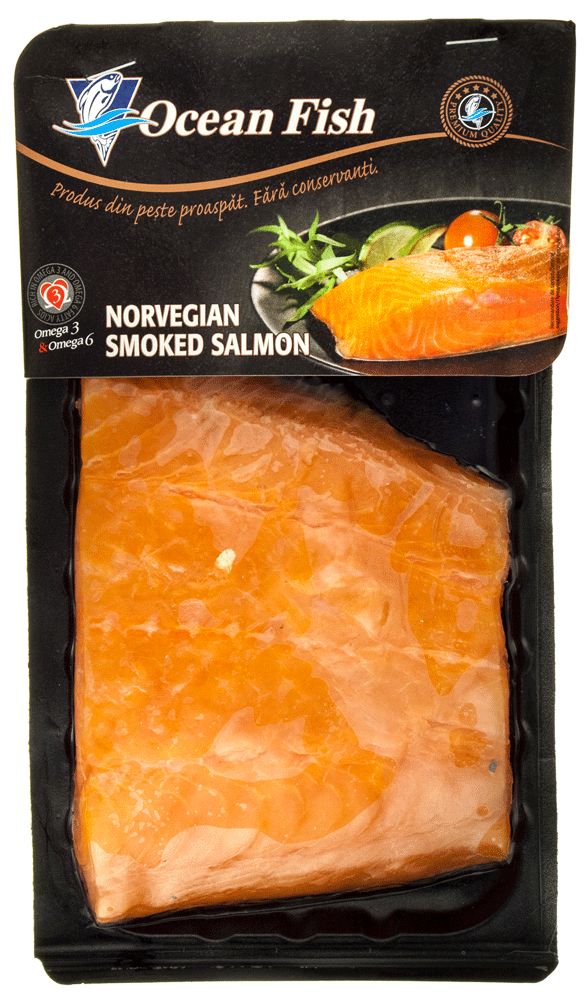 Somon afumat norvegian, Carrefour