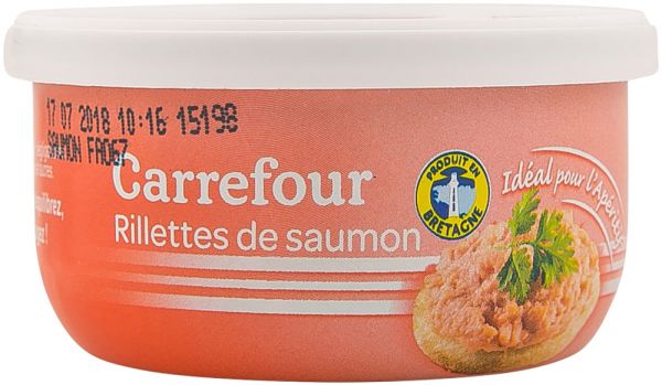 Pate de somon, Carrefour