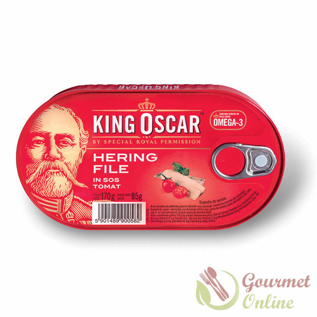 Hering în tomate, regele Oscar
