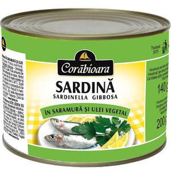 Sardina în ulei vegetal, Dia