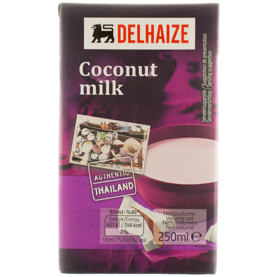 Lapte de cocos, Delhaize