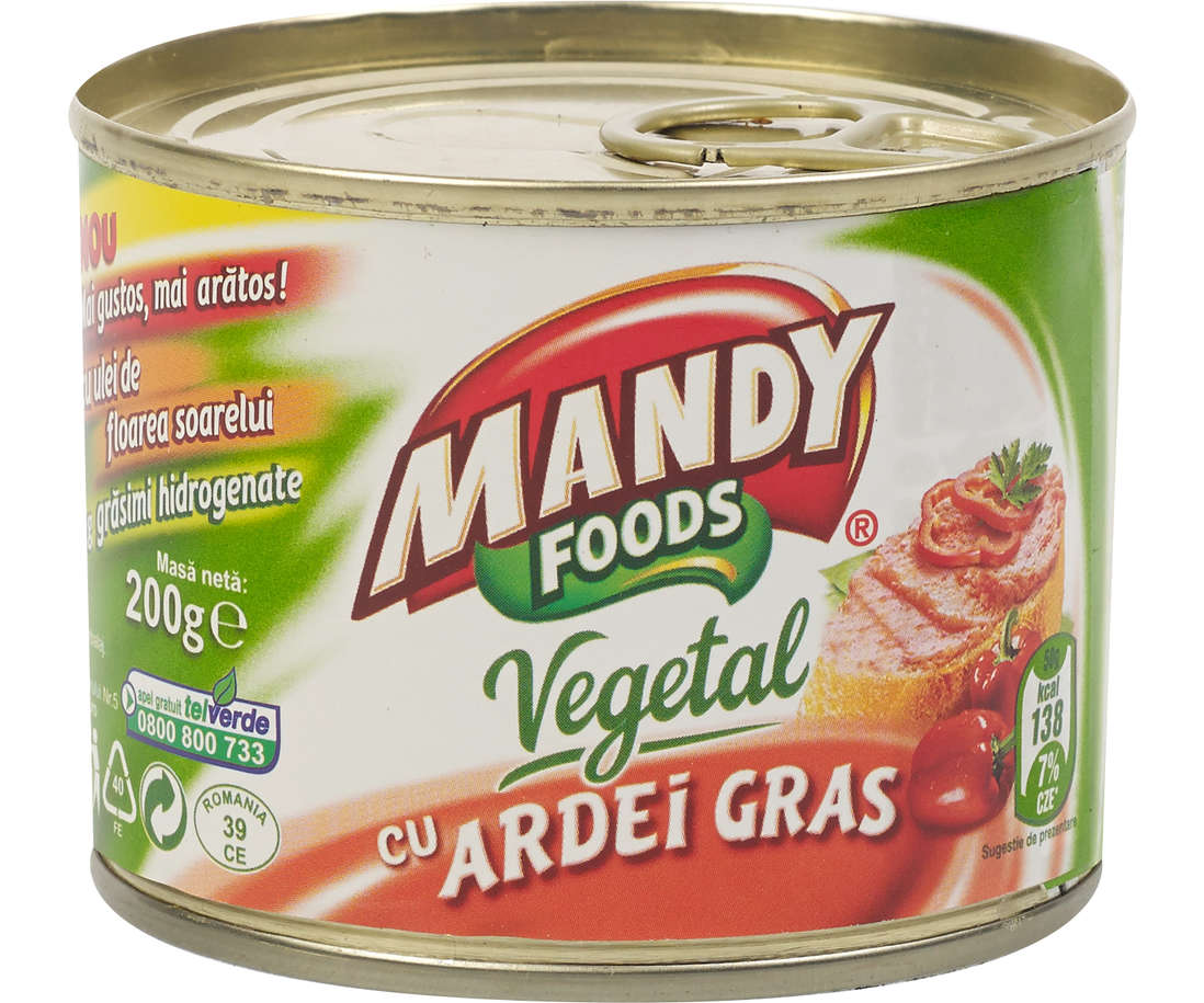 Pate vegetal cu ardei gras, Mandy