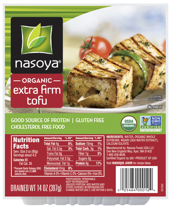 Tofu Organic Extra Firma, Nasoya