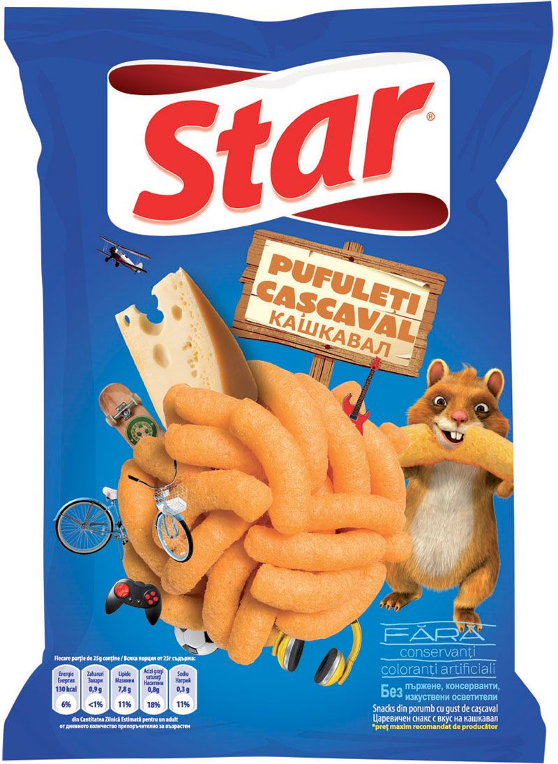 Snack din porumb cu sare Star Snacks, Star Foods