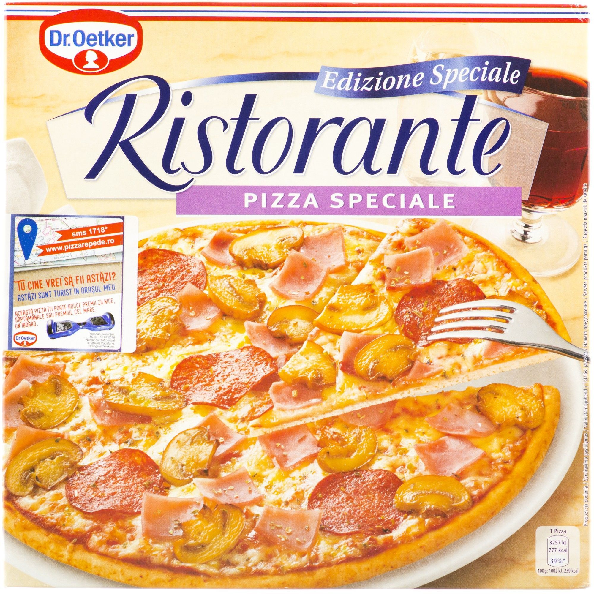 Nahrwerte Pizza Capricciosa Restaurant 340g Dr Oetker Kalorien Proteine Kohlenhydrate Und Fette Klorii